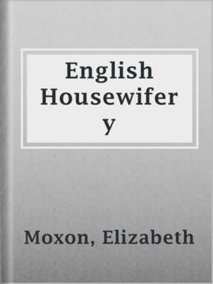 cover image of English Housewifery